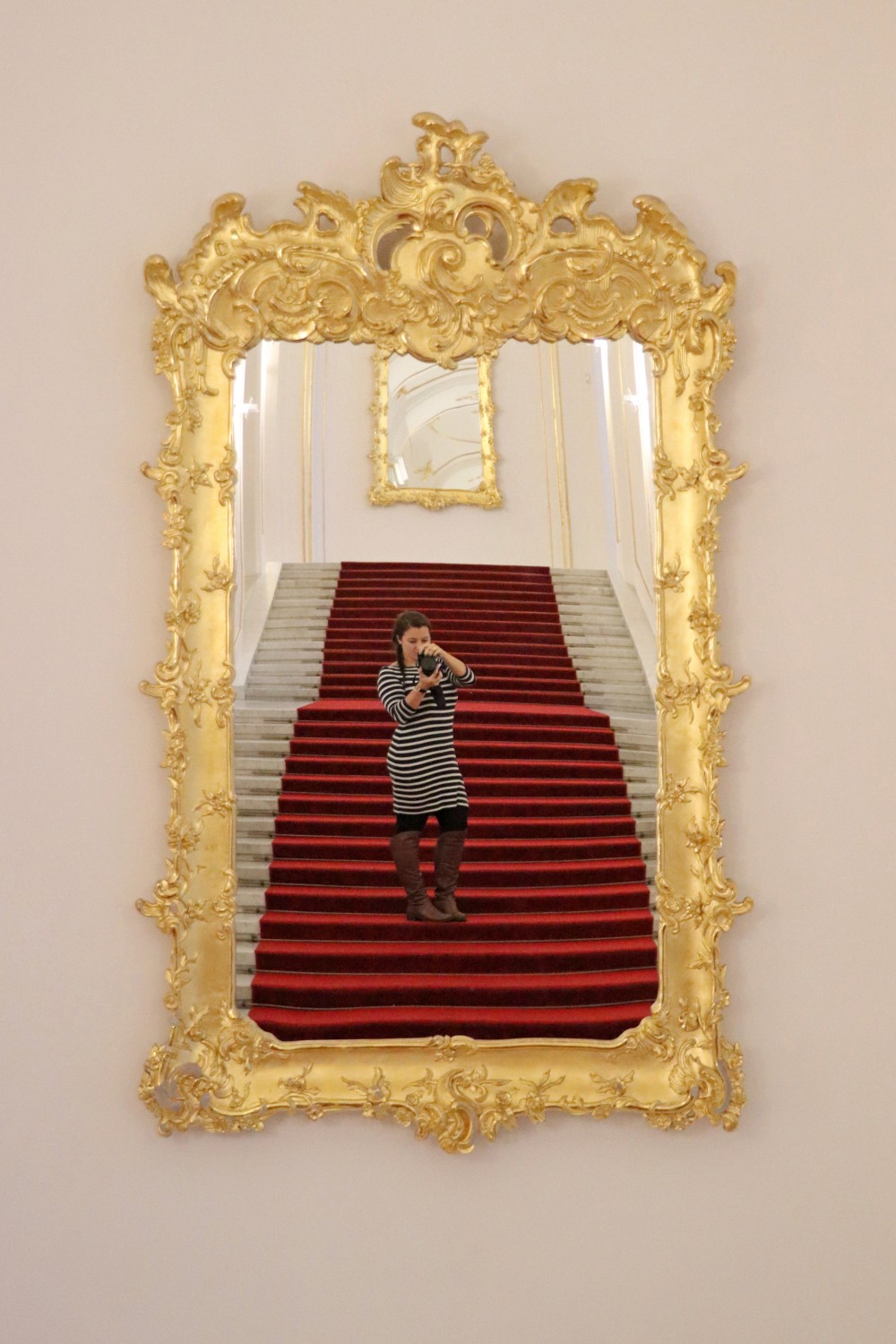 Bratislava Castle Gold Mirror Selfie