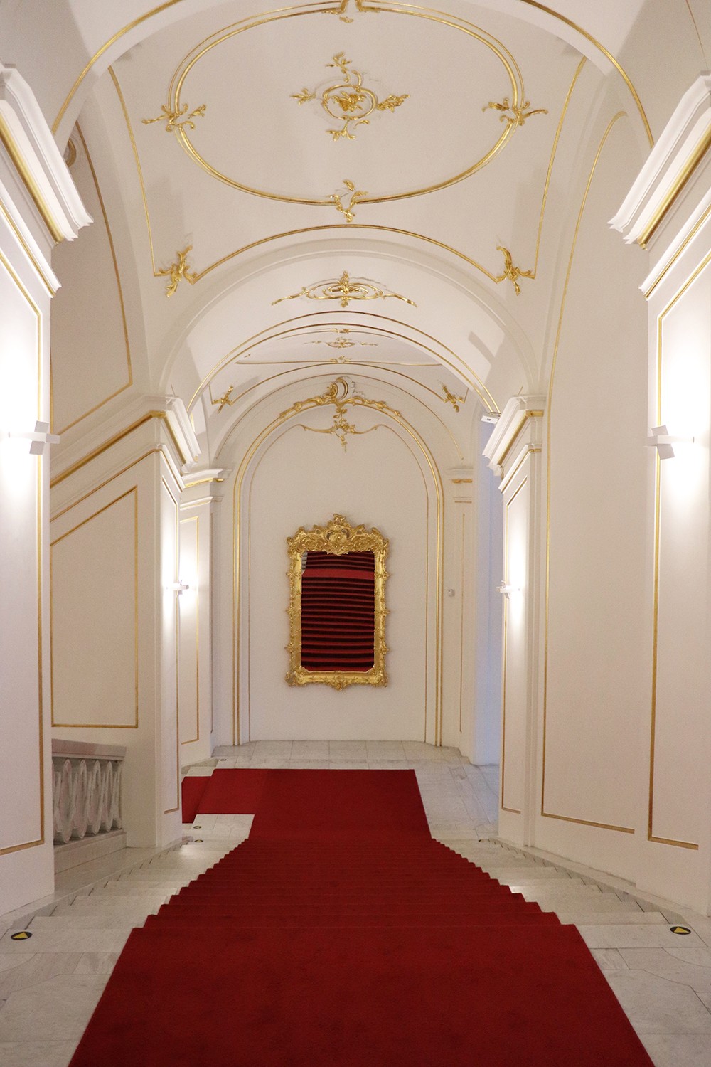 Bratislava Castle Red Carpet Stairway