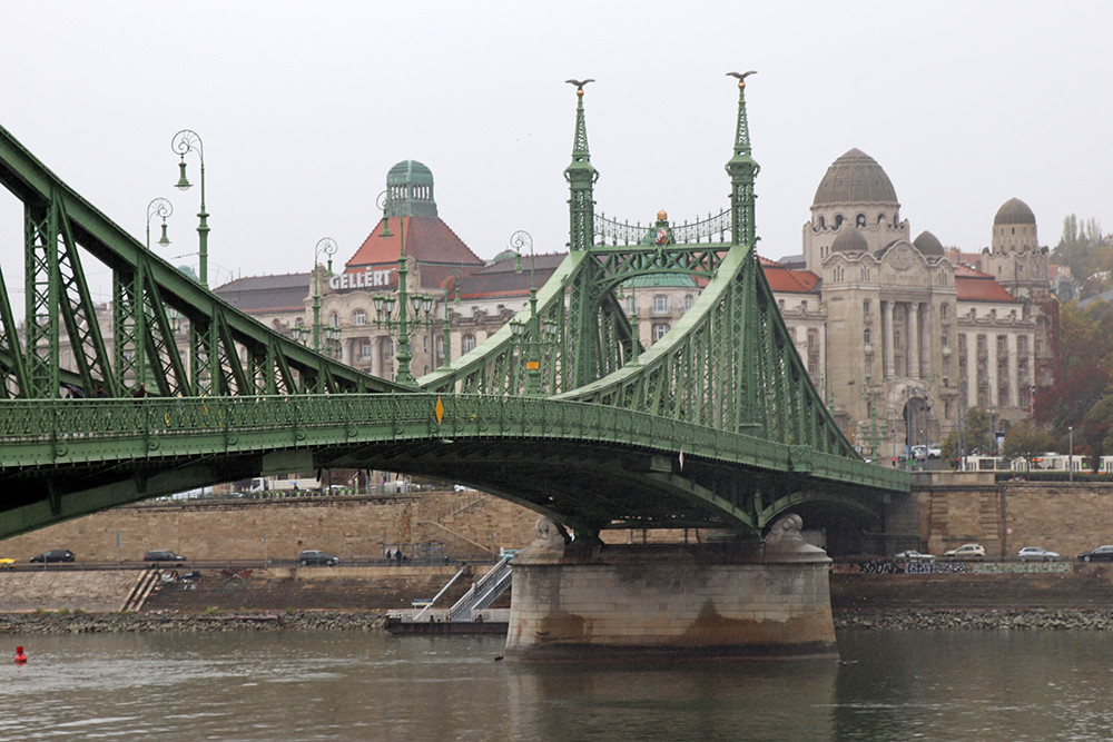 Budapest Baths - Gellert Thermal Bath from the Danube