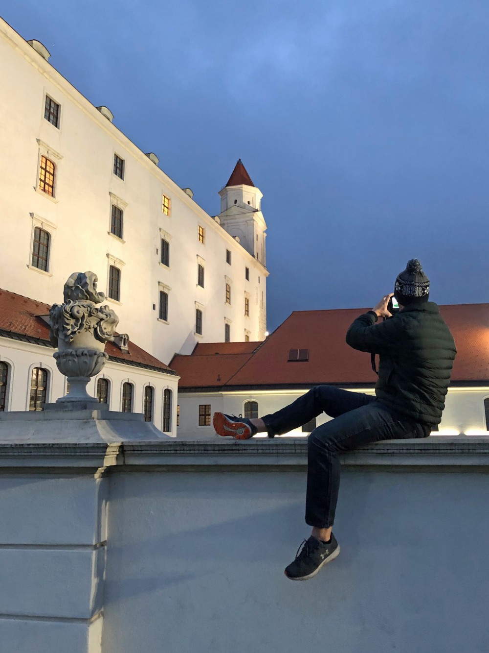 Kevin at Bratislava Castle