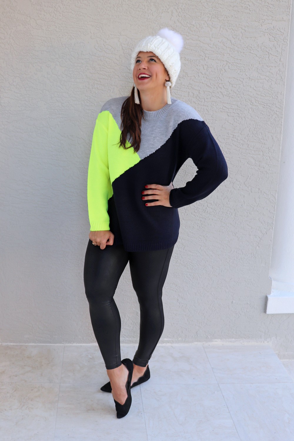 Spanx Leggings and Cozy Hat