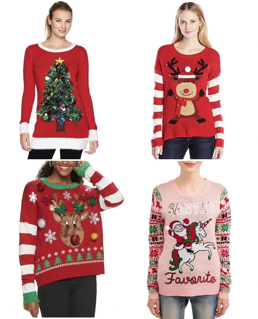 Sparkles and Shoes - Ugly Chritmas Sweaters 2019 - Option Two