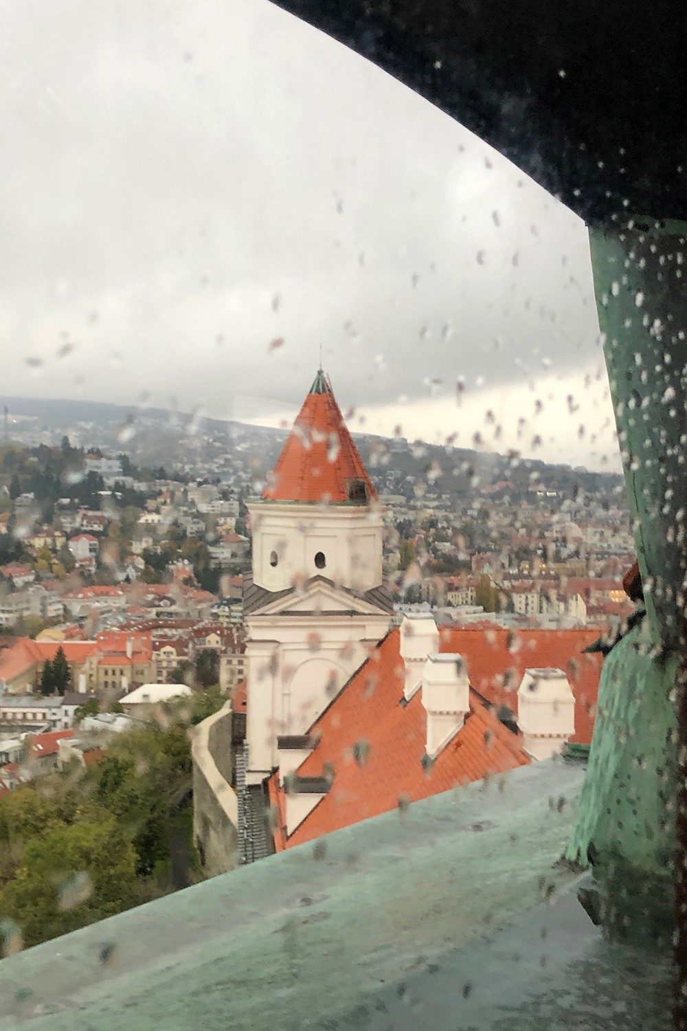 Tower from Bratislava Castle Window