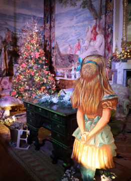 Alice in the Palace Christmas Display at Blenheim Palace