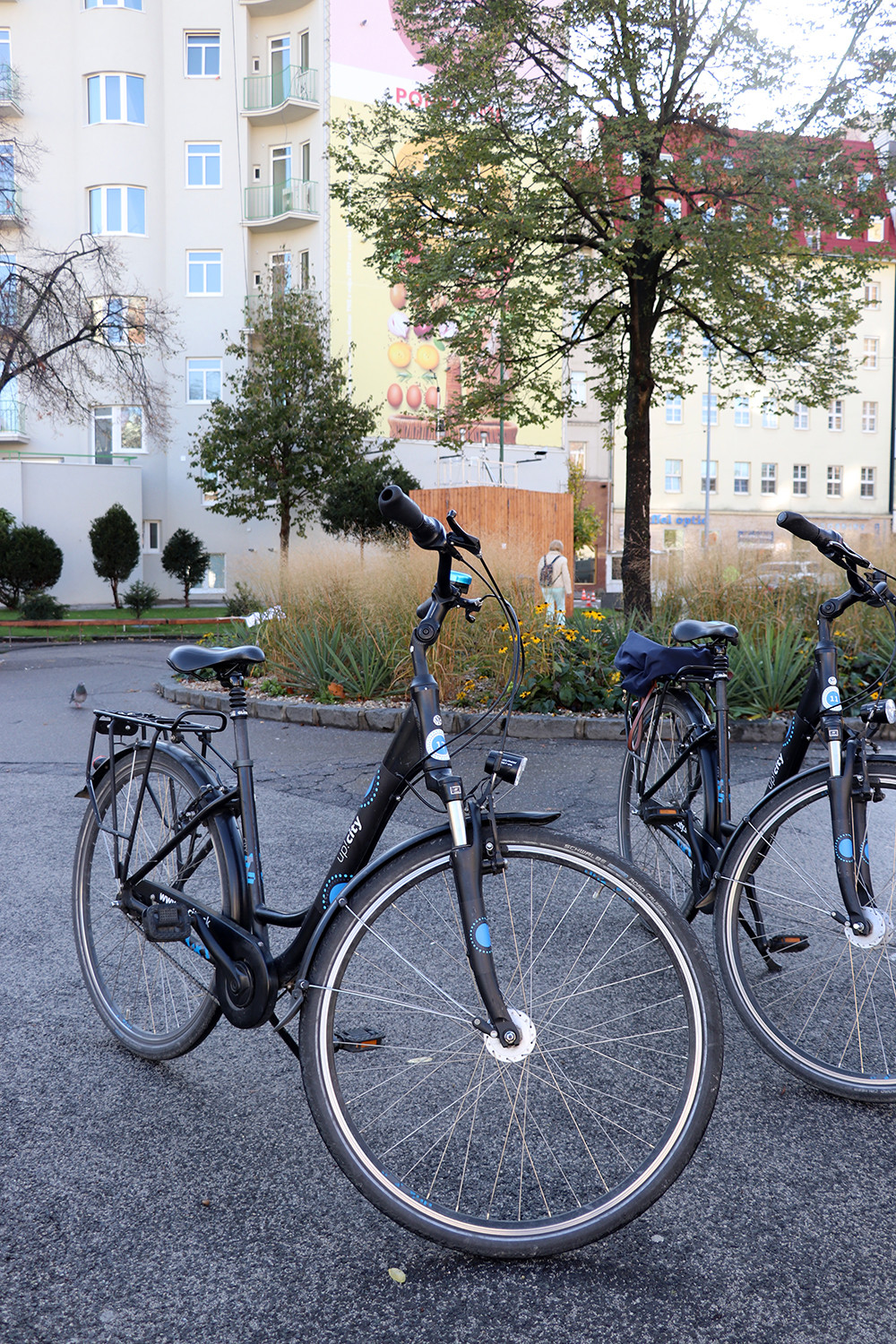 Bratislava Iron Curtain Bike Tour - Bikes in the Old Town