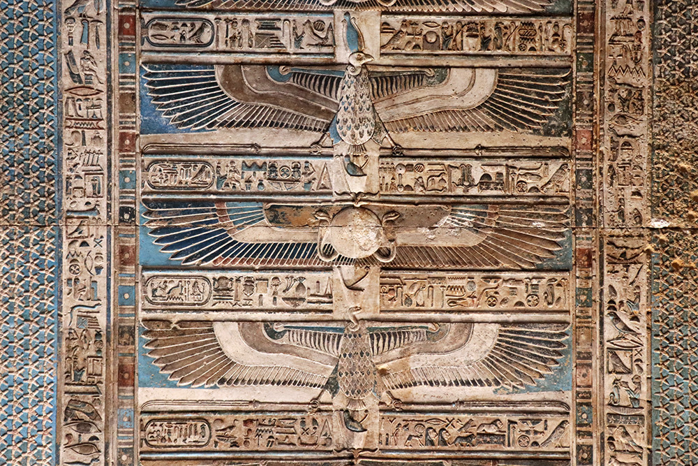 Ceiling of the Great Vestibule at the Temple