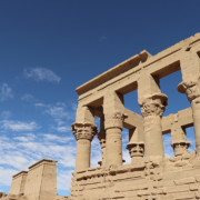 Columns at Philae Temple