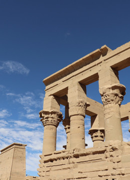 Columns at Philae Temple