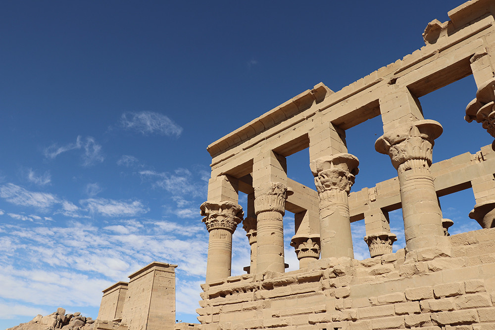 Columns at Philae Temple