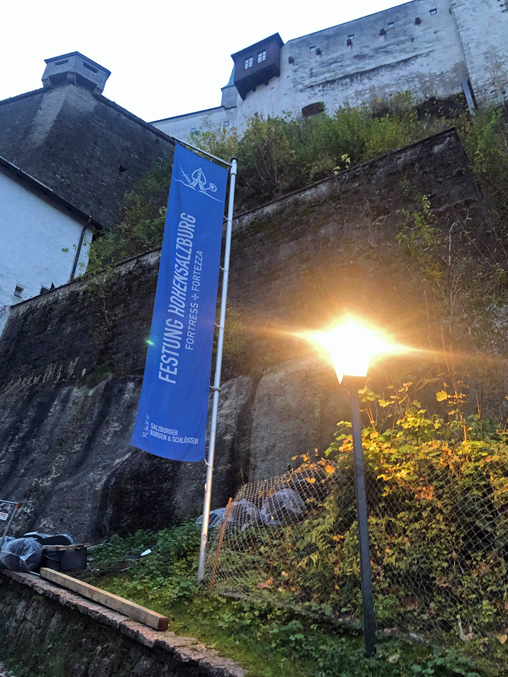 Hill up to the Hohensalzburg Fortress