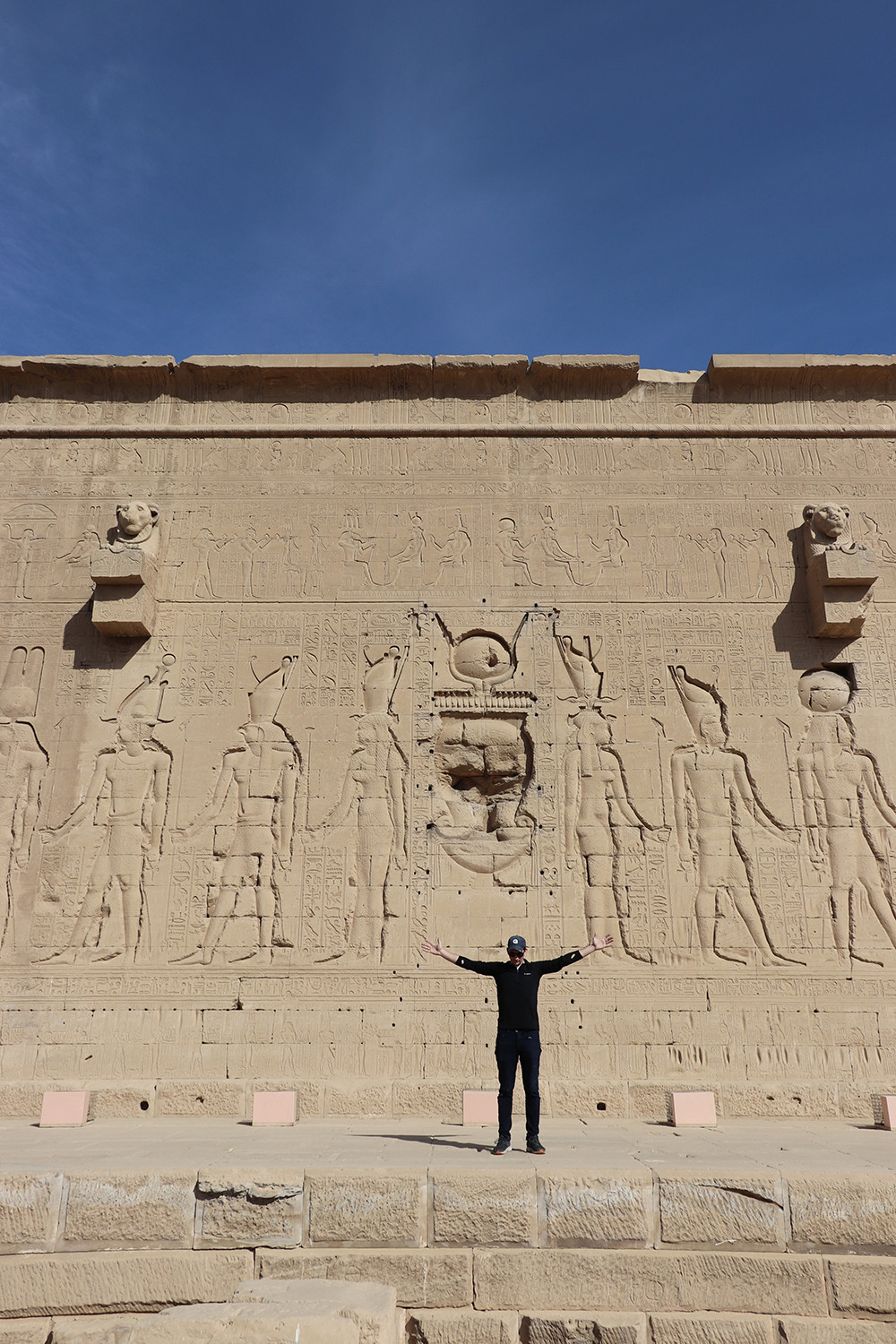 Kevin at Dendera