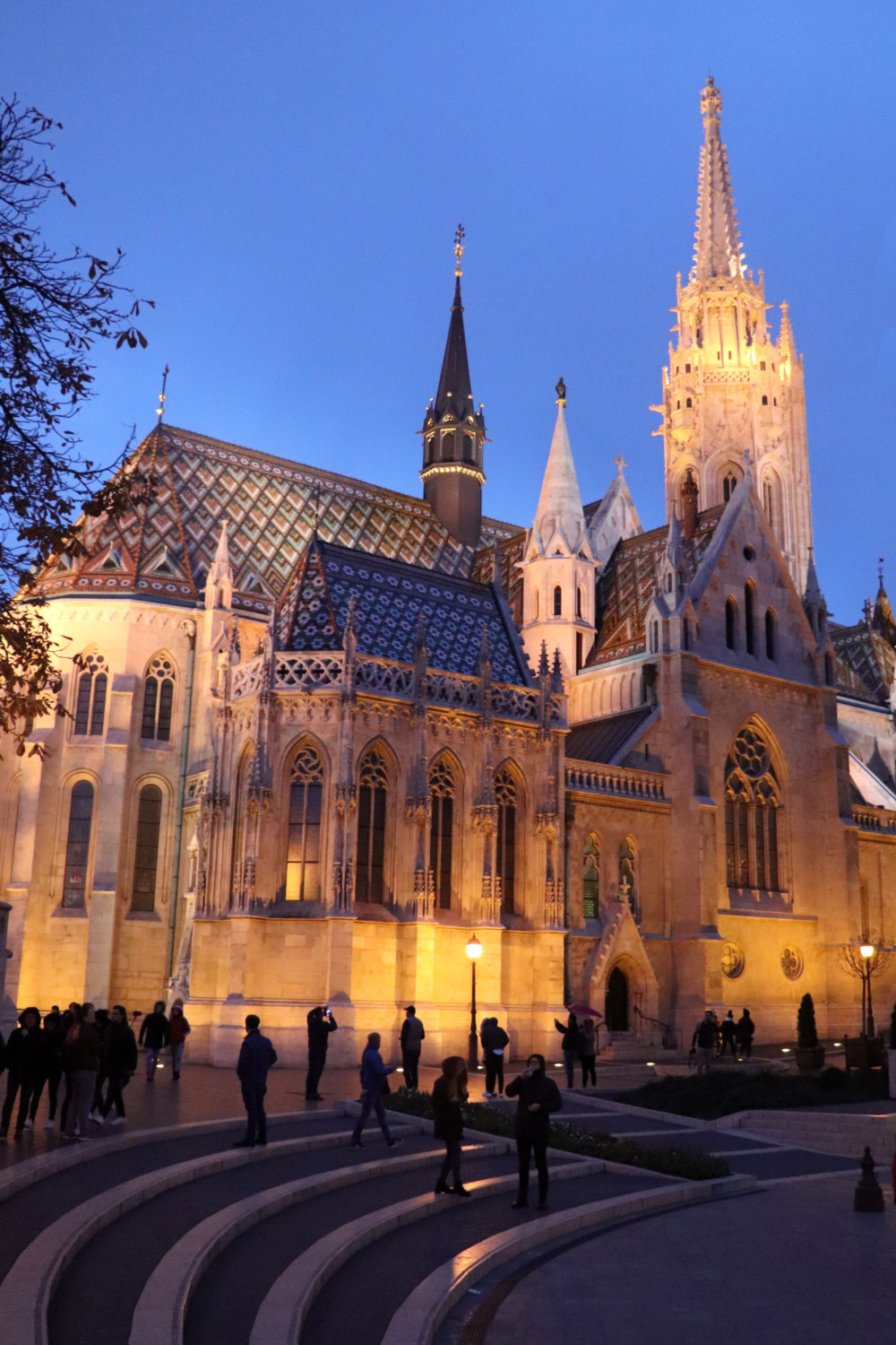 Matthias Church at Twilight