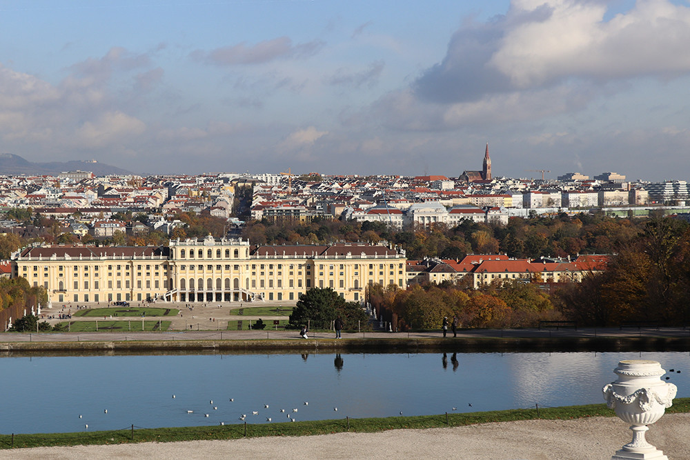 Schonbrunn from the Gardens