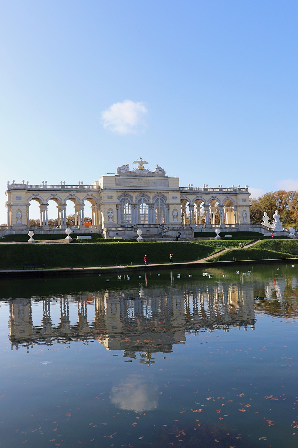 Schonbrunner Schlosspark Reflection