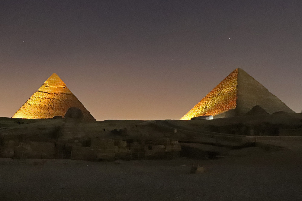 Sound & Light Pyramids Light Show in Egypt