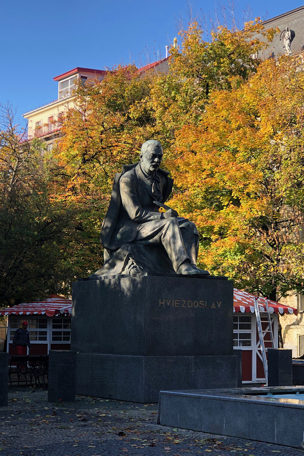 Statue in Old Town Bratislava