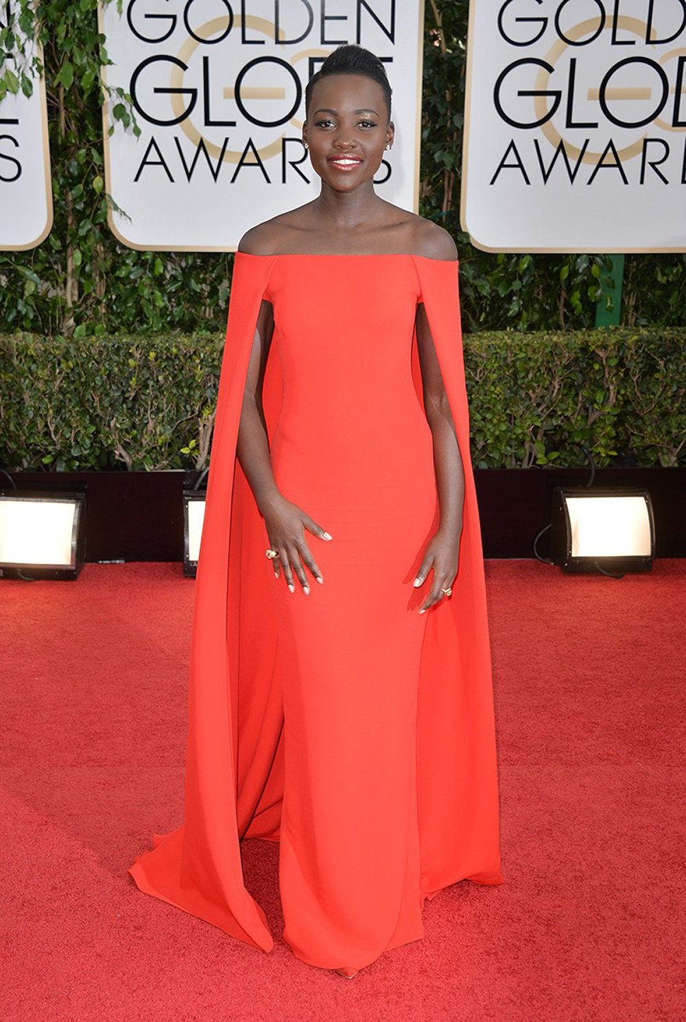 Style Icon Lupita Nyong’o in Ralph Lauren at the 2014 Golden Globe Awards