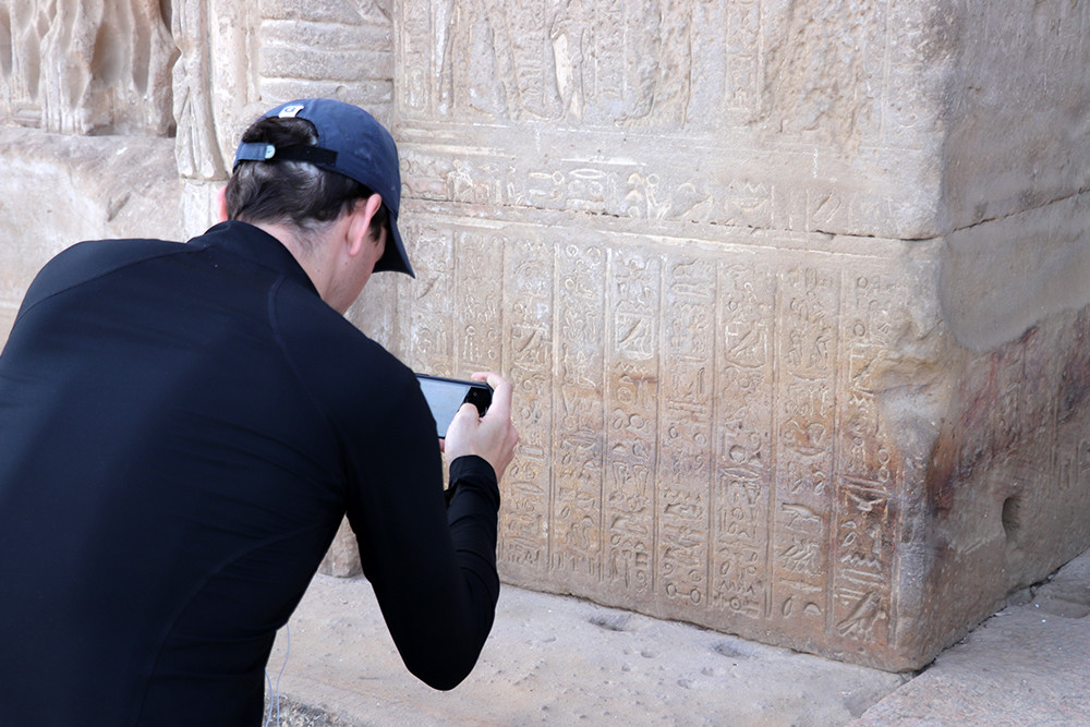 The Carved Hieroglyphic Reliefs at Dendera