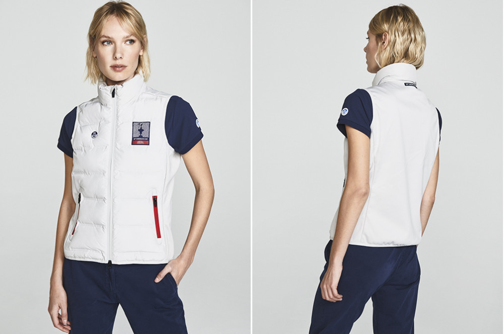The Prada and North Sails America’s Cup Collection - New York Vest in Grey Violet