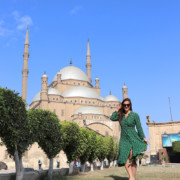 Travel Blogger at Muhammad Ali Mosque