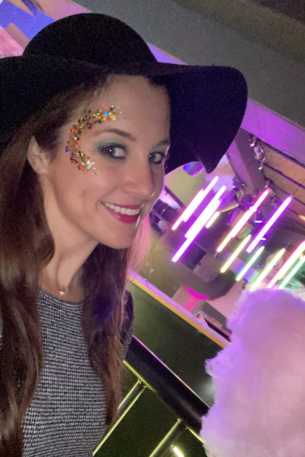 Urban Decay Glam Makeup and Cotton Candy