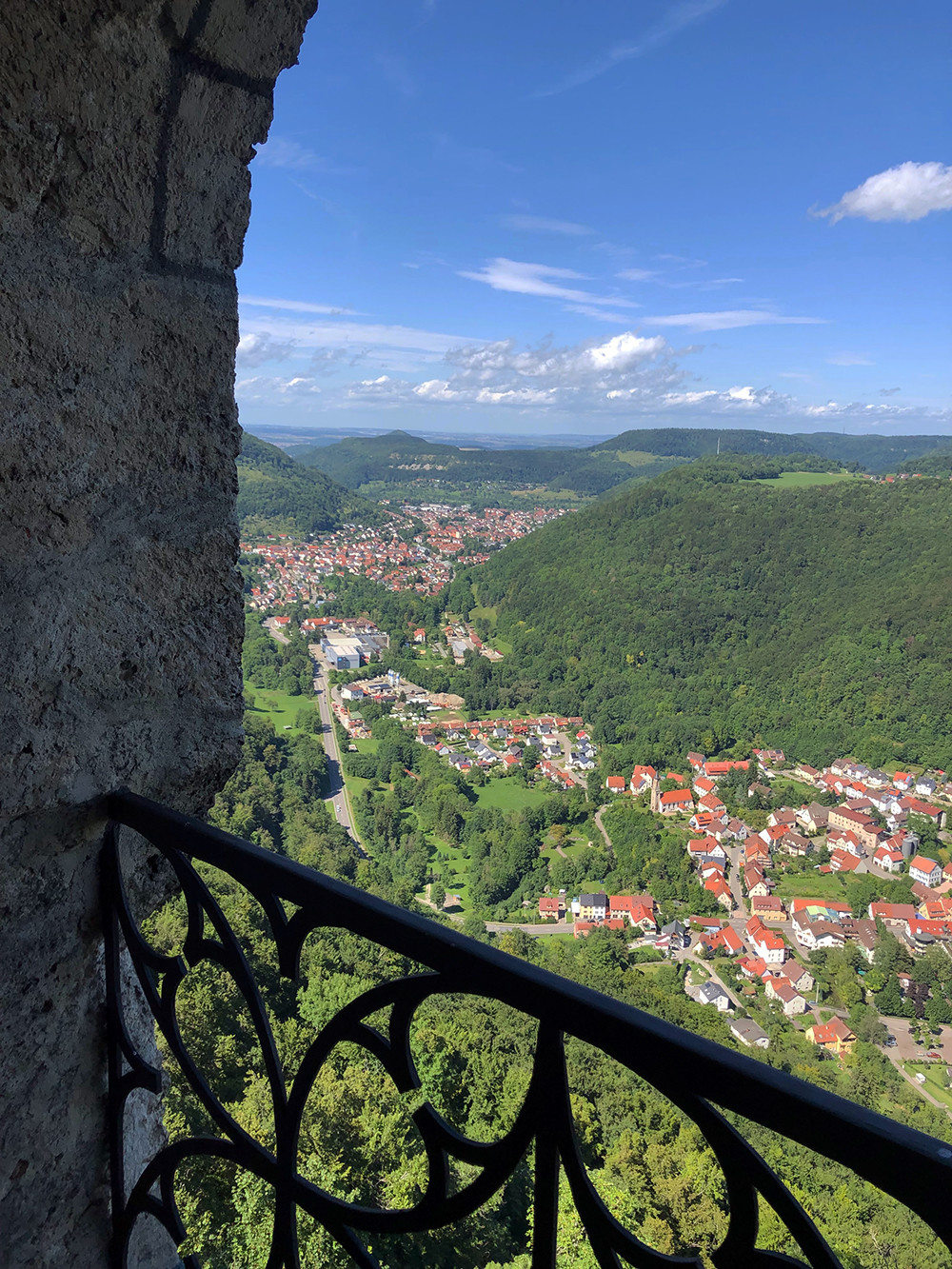 View from Schloss Lichtenstein