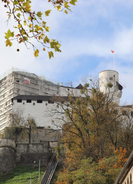 View of the Hohensalzburg Fortress