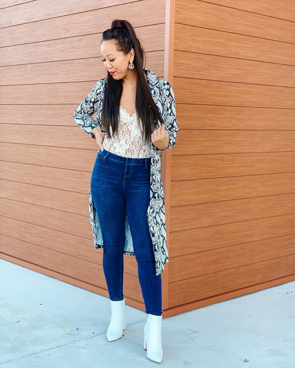 White Ankle Boots - Stepheny of Stepheny Chau