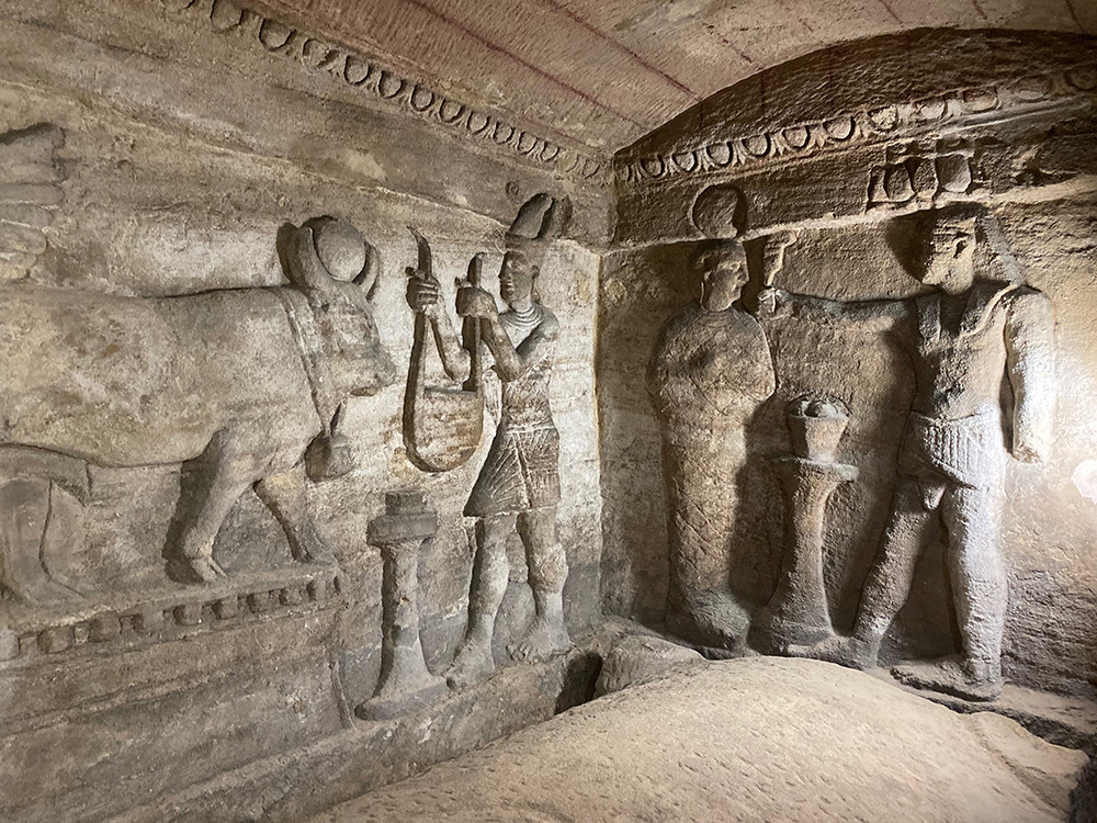 Ancient Egypt Sarcophagus Detail