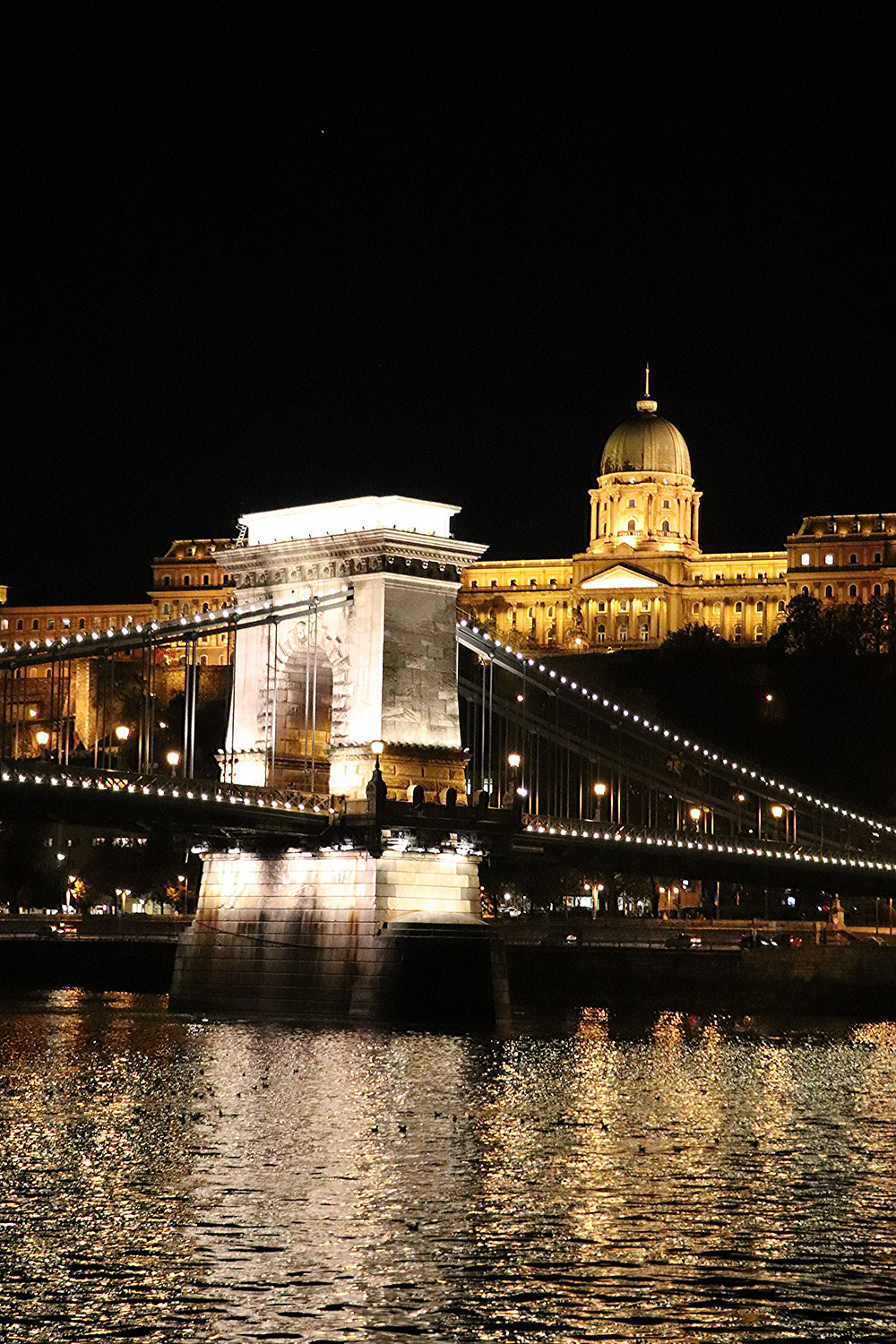 Buda Palace and Szechenyi Chain Bridge