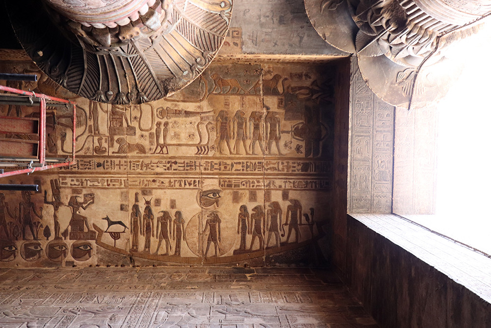 Ceiling in the Temple of Khnum in Esna