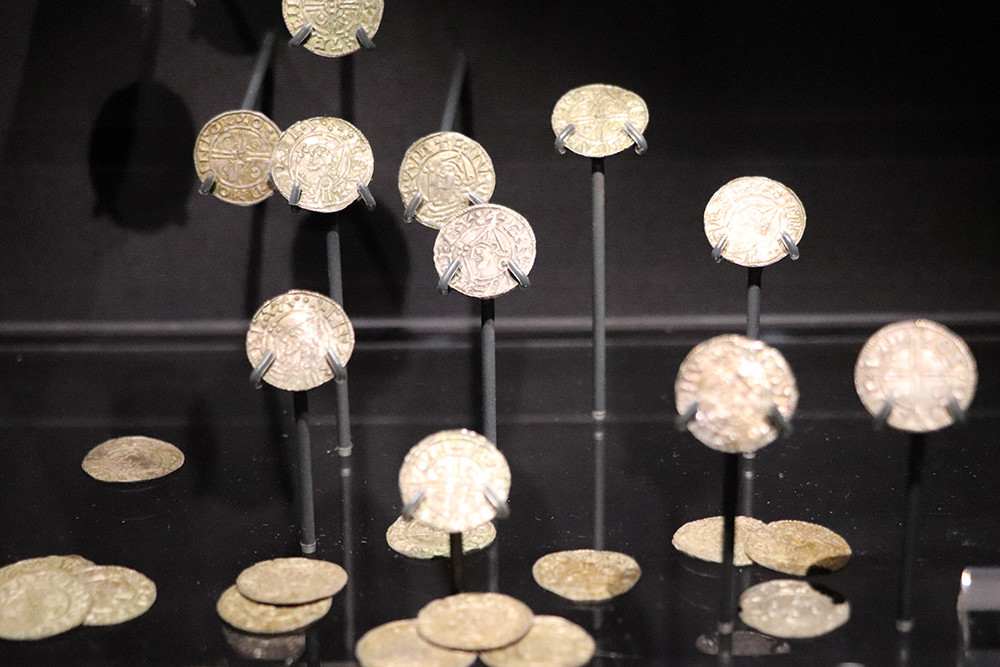 Coins at Jorvik Viking Centre in York
