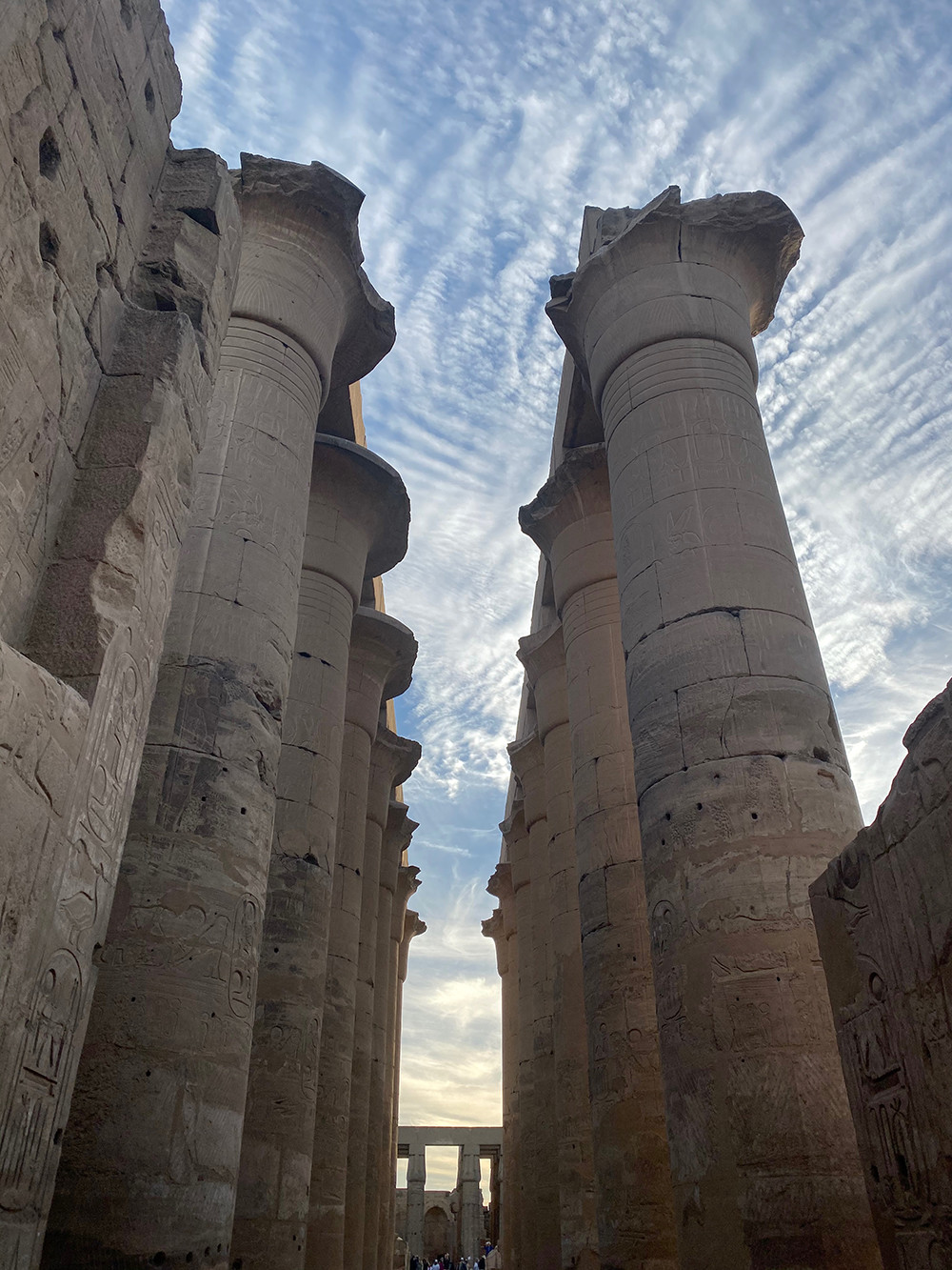 Columns at the Luxor Temple