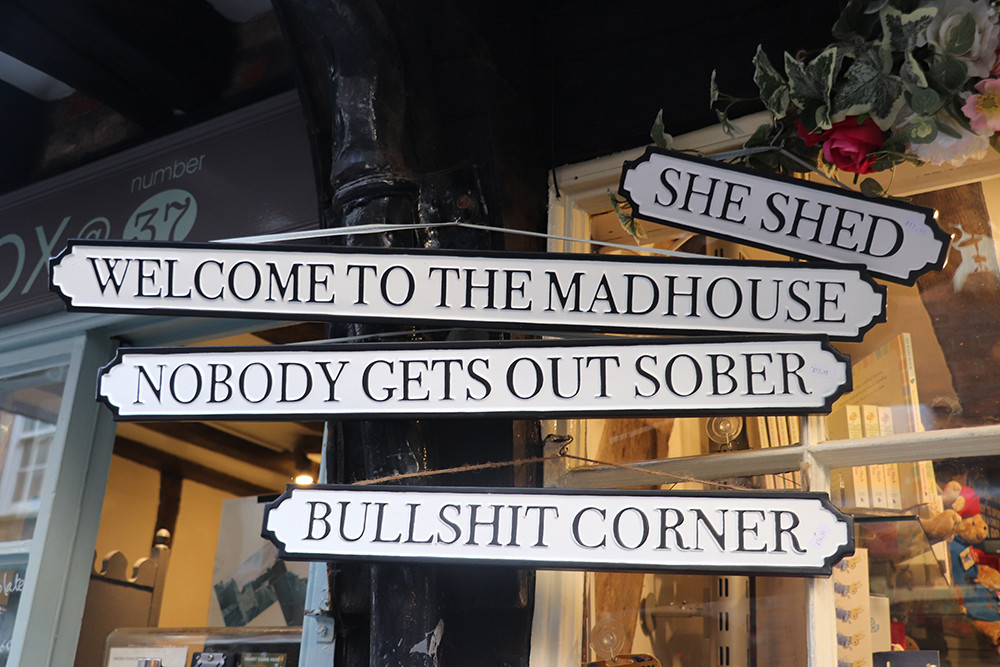 Signs in the The Shambles