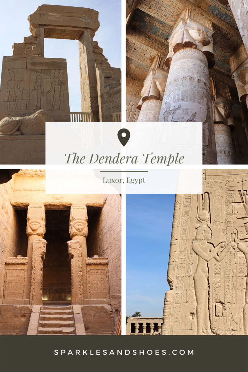 Sparkles and Shoes Canva Graphic - The Dendera Temple in Egypt
