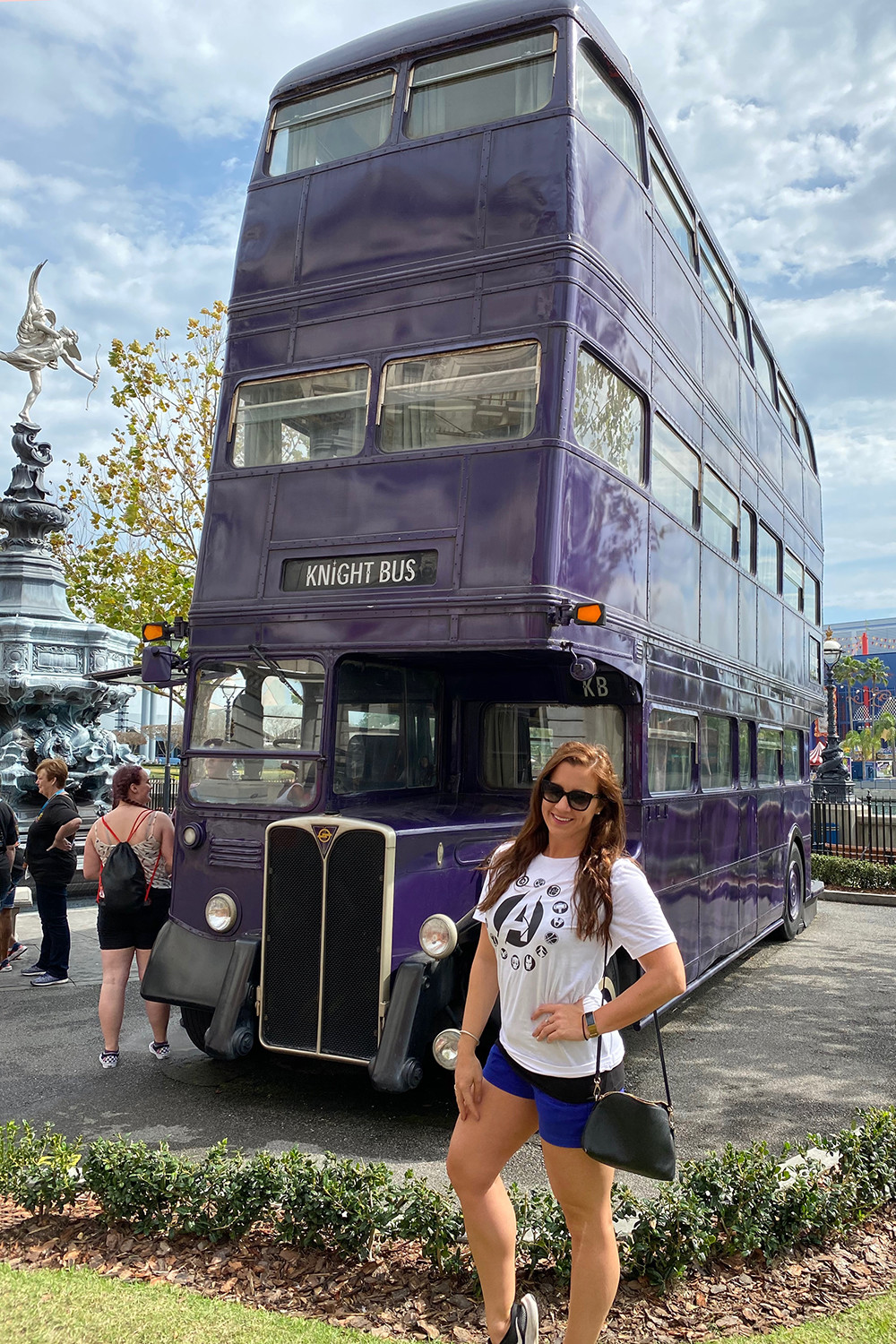 Kelly with the Night Bus at Harry Potter