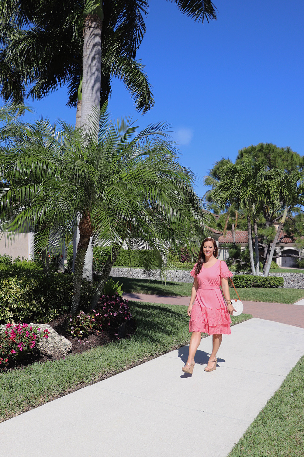 Pink Eyelit Dress