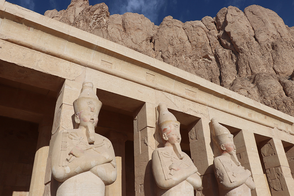 Statues at the Temple of Queen Hatshepsut