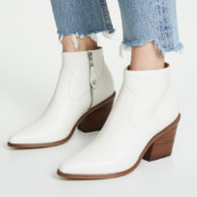 Top Spring Trends - Rag and Bone Razor Bootie in Antique White