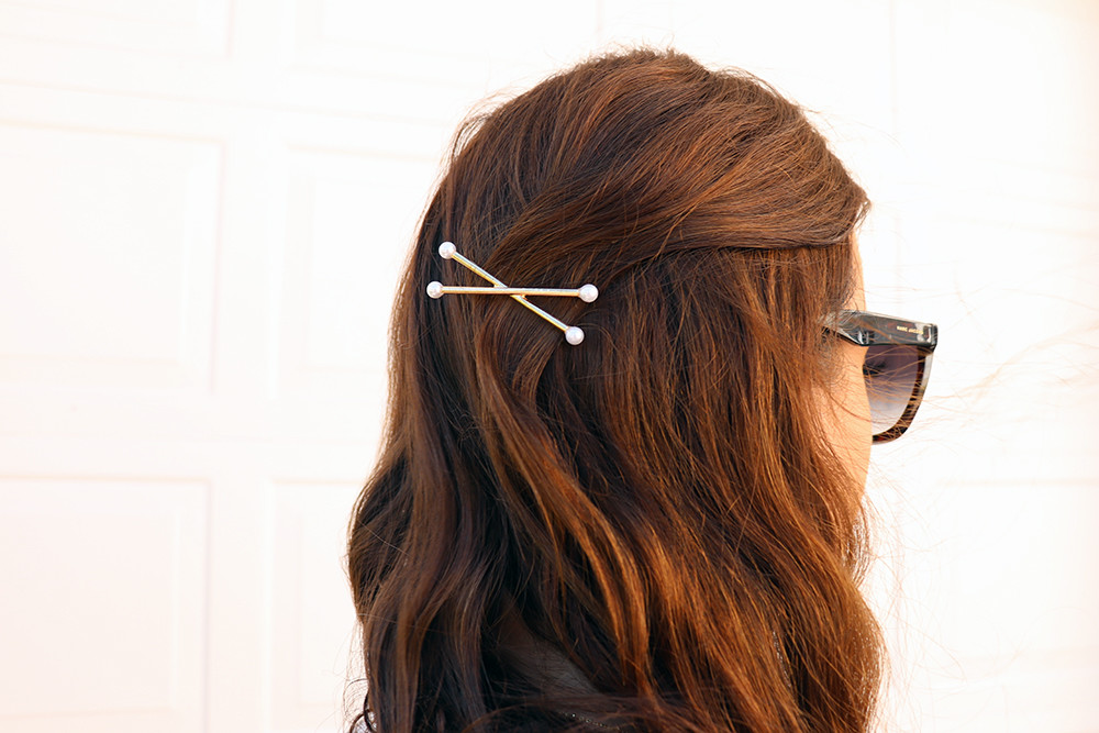 Wearing Kitsch Imitation Pearl Bobby Pins