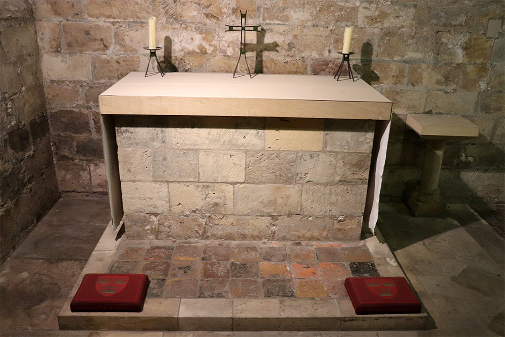 Alter in Church of England Cathedral of York