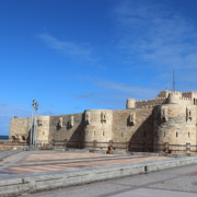Approaching the Citadel of Qaitbay