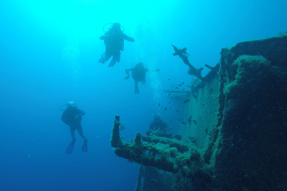 At Zenobia Wreck Scuba Diving