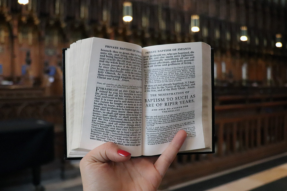 Bible in York Minster