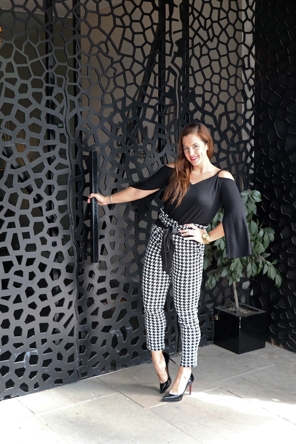 Black and White in Christian Louboutin Pigalle Follies