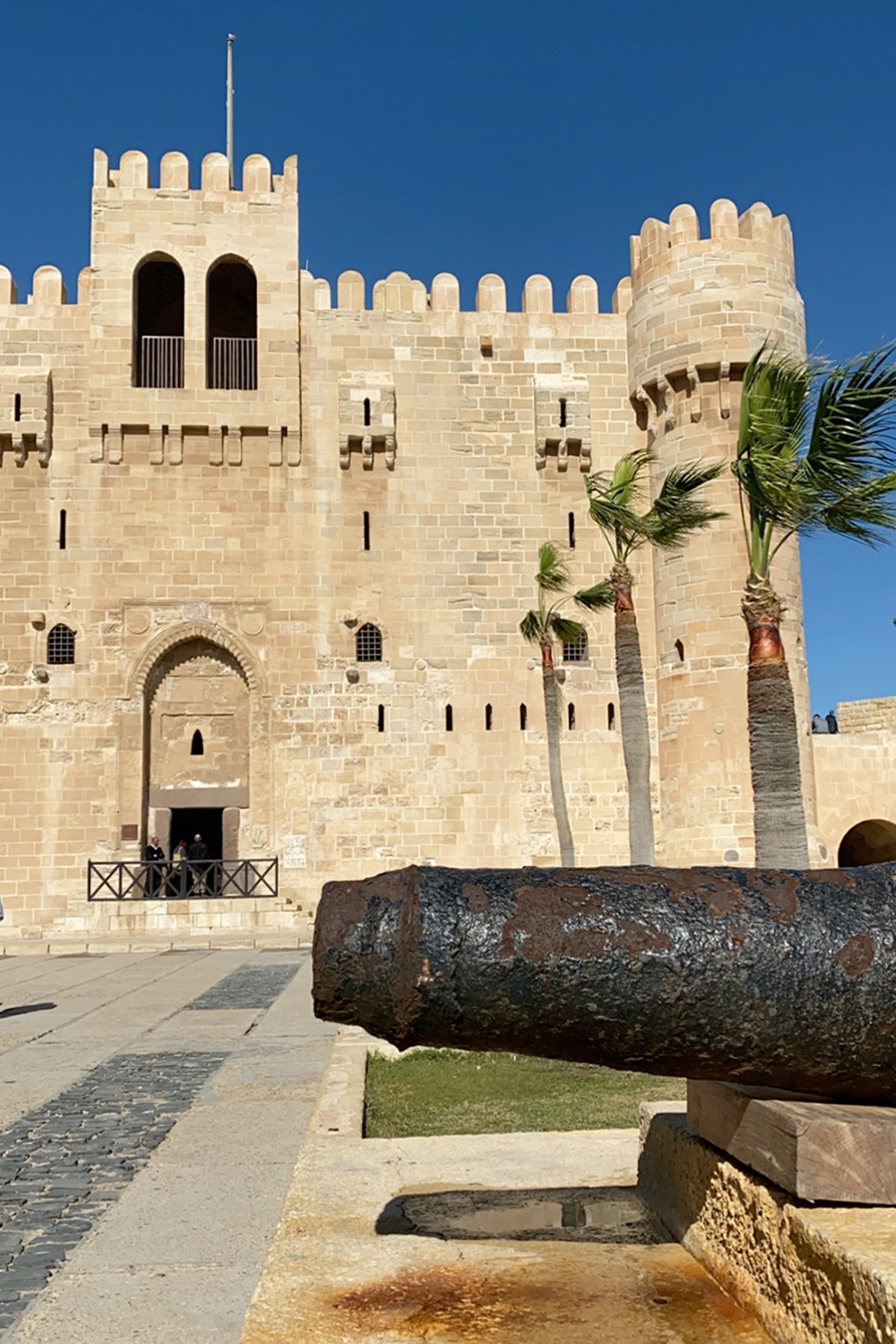 Cannon at the Citadel of Qaitbay