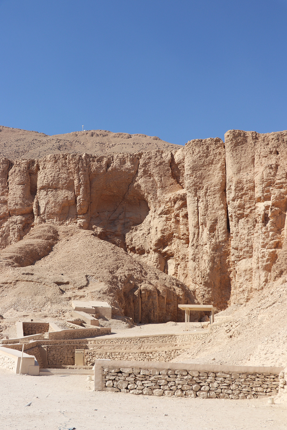 Cliffs in Valley of the Kings
