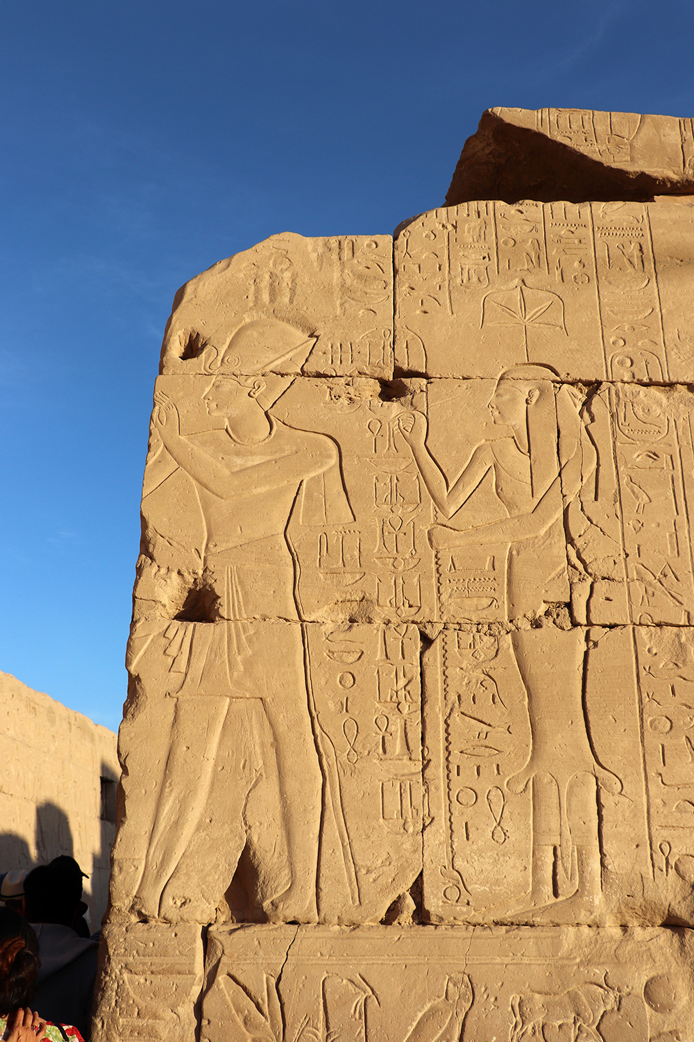 Hieroglyphics at Temple of Karnak
