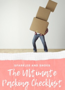 Sparkles and Shoes Moving Checklist