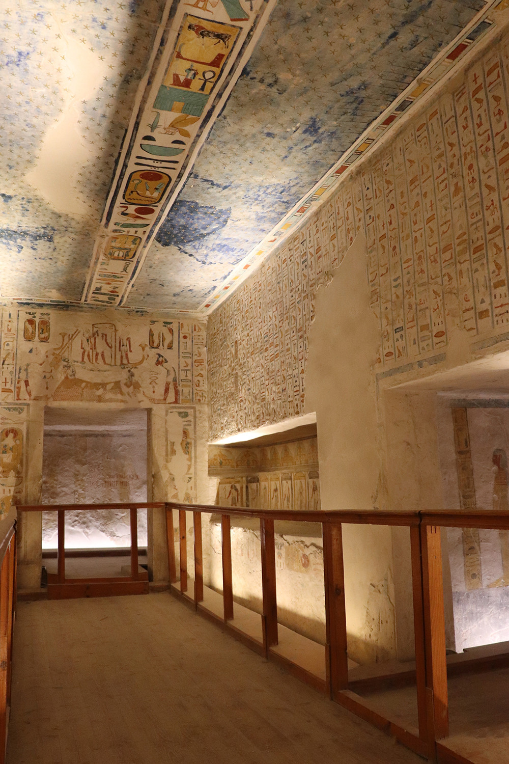 The Valley of the Kings, the Tomb of Pharoh King Ramesses III
